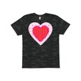 thumbnail image 1 of Inktastic Valentine Red Heart with Dots T-Shirt, 1 of 4