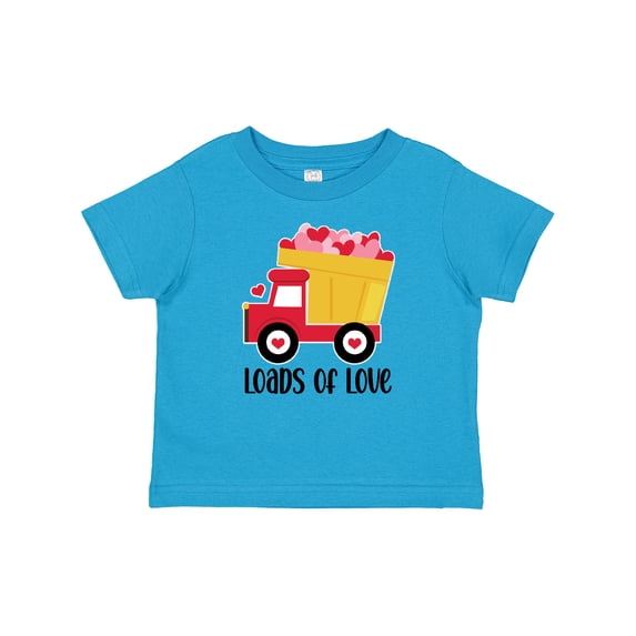 Inktastic Valentine Truck Loads of Love Heart Quote Boys Baby T-Shirt