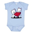 thumbnail image 1 of Inktastic Valentine Westie Duo Boys or Girls Baby Bodysuit, 1 of 5