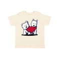 thumbnail image 1 of Inktastic Valentine Westie Duo Boys or Girls Toddler T-Shirt, 1 of 5