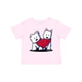 thumbnail image 1 of Inktastic Valentine Westie Duo Boys or Girls Toddler T-Shirt, 1 of 5