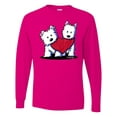 thumbnail image 1 of Inktastic Valentine Westie Duo Long Sleeve T-Shirt, 1 of 5