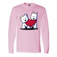 thumbnail image 1 of Inktastic Valentine Westie Duo Long Sleeve T-Shirt, 1 of 5