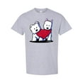 thumbnail image 1 of Inktastic Valentine Westie Duo T-Shirt, 1 of 5