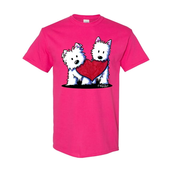 Inktastic Valentine Westie Duo T-Shirt