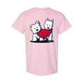 thumbnail image 1 of Inktastic Valentine Westie Duo T-Shirt, 1 of 5