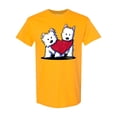 thumbnail image 1 of Inktastic Valentine Westie Duo T-Shirt, 1 of 5
