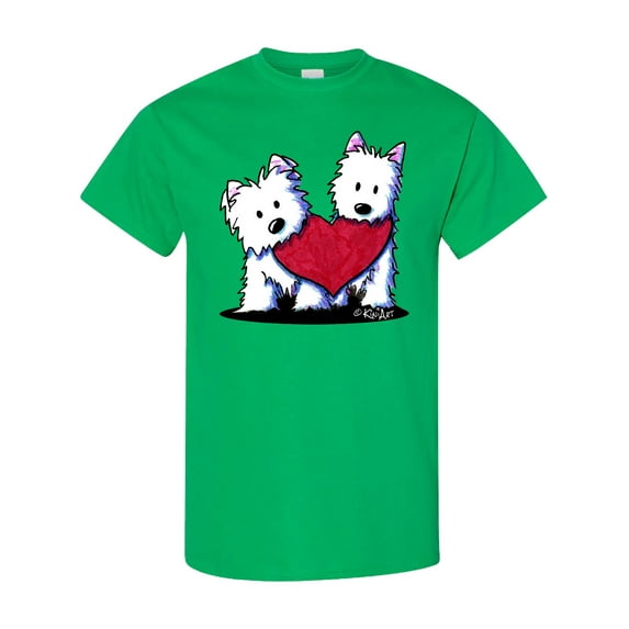 Inktastic Valentine Westie Duo T-Shirt