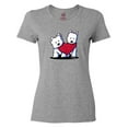 thumbnail image 1 of Inktastic Valentine Westie Duo Women's T-Shirt, 1 of 5