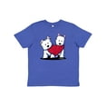 thumbnail image 1 of Inktastic Valentine Westie Duo Youth T-Shirt, 1 of 5