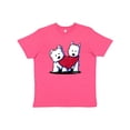 thumbnail image 1 of Inktastic Valentine Westie Duo Youth T-Shirt, 1 of 5