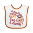 thumbnail image 1 of Inktastic Valentine You Are Tearrific with Cute Tea Cup and Pastry Girls Baby Bib, 1 of 4