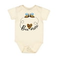 thumbnail image 1 of Inktastic Valentine’s Day Bee Mine Cute Bees and Heart Boys or Girls Baby Bodysuit, 1 of 5