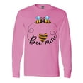thumbnail image 1 of Inktastic Valentine’s Day Bee Mine Cute Bees and Heart Long Sleeve T-Shirt, 1 of 5