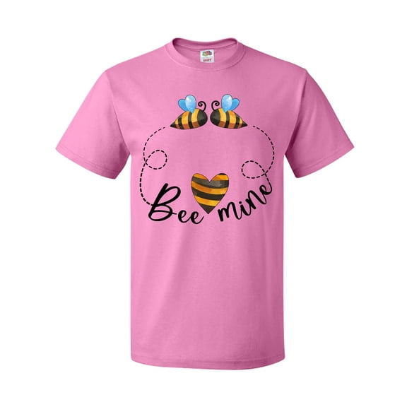 Inktastic Valentine’s Day Bee Mine Cute Bees and Heart T-Shirt