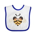 thumbnail image 1 of Inktastic Valentine's Day Bumble Bees Boys Baby Bib, 1 of 4