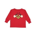 thumbnail image 1 of Inktastic Valentine's Day Bumble Bees Boys Long Sleeve Toddler T-Shirt, 1 of 5