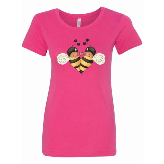 Inktastic Valentine's Day Bumble Bees Women's T-Shirt