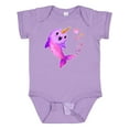 thumbnail image 1 of Inktastic Valentine's Day Cute Pink Narwhal with Hearts Boys or Girls Baby Bodysuit, 1 of 5