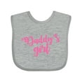 thumbnail image 1 of Inktastic Valentine's Day Daddy's Girl Girls Baby Bib, 1 of 4