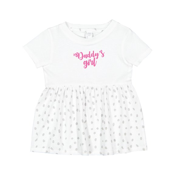 Inktastic Valentine's Day Daddy's Girl Girls Baby Dress