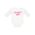 thumbnail image 1 of Inktastic Valentine's Day Daddy's Girl Girls Long Sleeve Baby Bodysuit, 1 of 5