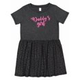 thumbnail image 1 of Inktastic Valentine's Day Daddy's Girl Girls Toddler Dress, 1 of 5