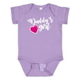 thumbnail image 1 of Inktastic Valentine's Day Daddy's Girl with Heart Girls Baby Bodysuit, 1 of 5