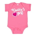 thumbnail image 1 of Inktastic Valentine's Day Daddy's Girl with Heart Girls Baby Bodysuit, 1 of 5