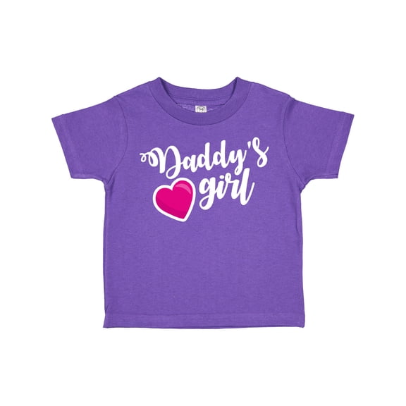 Inktastic Valentine's Day Daddy's Girl with Heart Girls Toddler T-Shirt