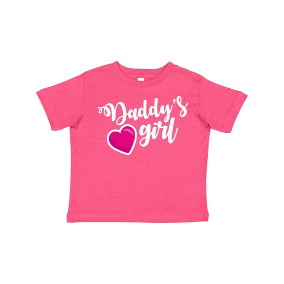 Inktastic Valentine's Day Daddy's Girl with Heart Girls Toddler T-Shirt