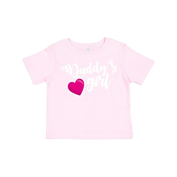 Inktastic Valentine's Day Daddy's Girl with Heart Girls Toddler T-Shirt