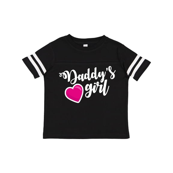 Inktastic Valentine's Day Daddy's Girl with Heart Girls Toddler T-Shirt