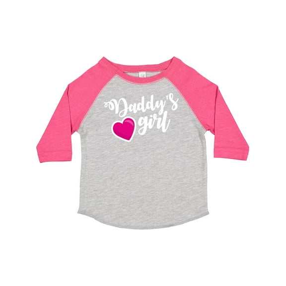 Inktastic Valentine's Day Daddy's Girl with Heart Girls Toddler T-Shirt