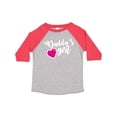 thumbnail image 1 of Inktastic Valentine's Day Daddy's Girl with Heart Girls Toddler T-Shirt, 1 of 5