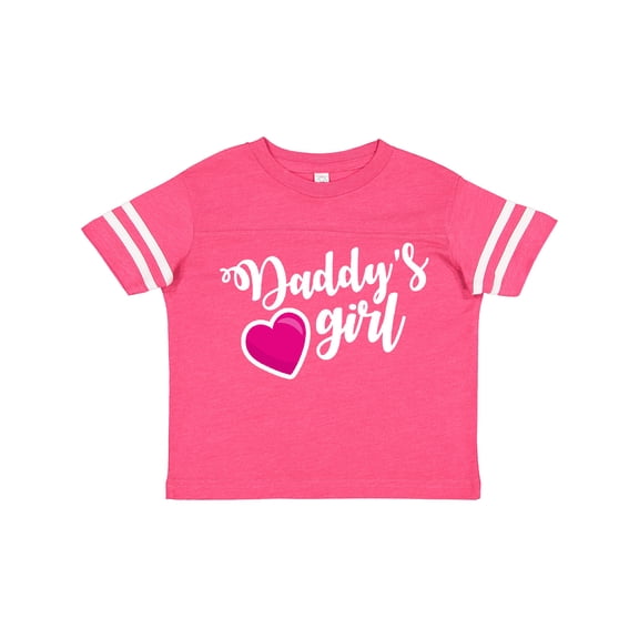 Inktastic Valentine's Day Daddy's Girl with Heart Girls Toddler T-Shirt