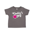 thumbnail image 1 of Inktastic Valentine's Day Daddy's Girl with Heart Girls Toddler T-Shirt, 1 of 5
