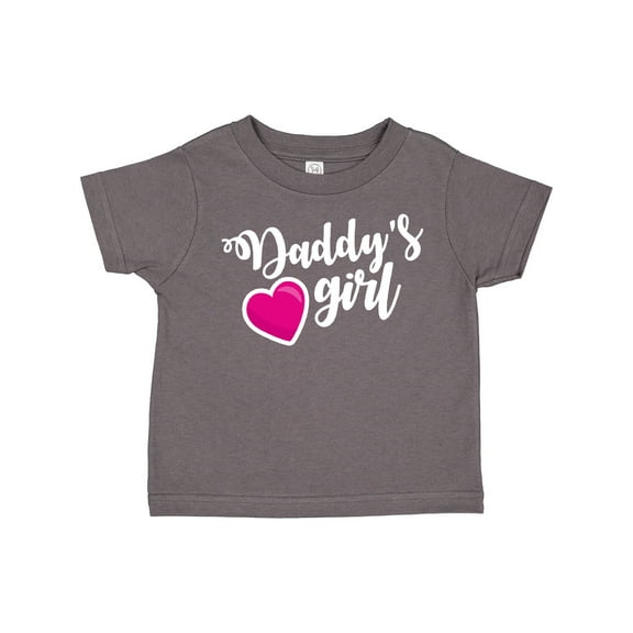 Inktastic Valentine's Day Daddy's Girl with Heart Girls Toddler T-Shirt