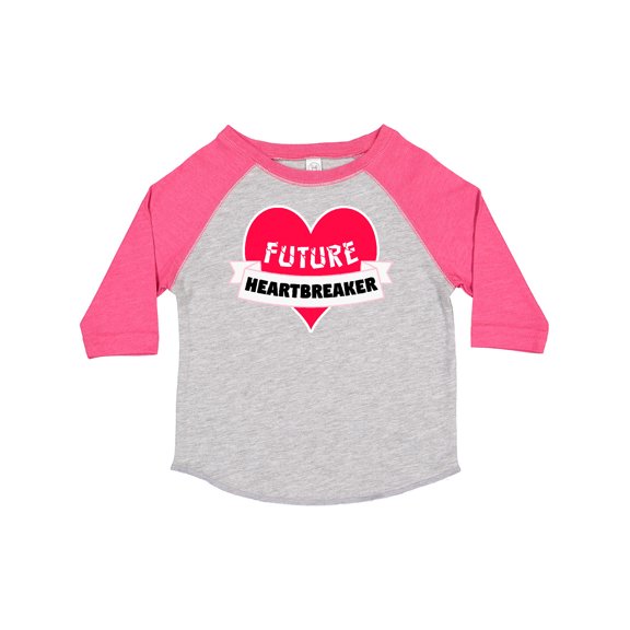 Inktastic Valentine's Day Future Heartbreaker Boys or Girls Toddler T-Shirt