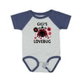 thumbnail image 1 of Inktastic Valentine's Day Gigi's Lovebug Boys or Girls Baby Bodysuit, 1 of 5