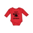 thumbnail image 1 of Inktastic Valentine's Day Gigi's Lovebug Boys or Girls Long Sleeve Baby Bodysuit, 1 of 5