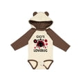 thumbnail image 1 of Inktastic Valentine's Day Gigi's Lovebug Boys or Girls Long Sleeve Baby Bodysuit, 1 of 5