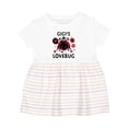 thumbnail image 1 of Inktastic Valentine's Day Gigi's Lovebug Girls Baby Dress, 1 of 5