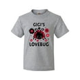 thumbnail image 1 of Inktastic Valentine's Day Gigi's Lovebug Youth T-Shirt, 1 of 5
