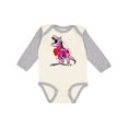 thumbnail image 1 of Inktastic Valentine's Day Graffiti T-Rex with Heart Shaped Candy Box Boys or Girls Long Sleeve Baby Bodysuit, 1 of 5
