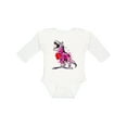 thumbnail image 1 of Inktastic Valentine's Day Graffiti T-Rex with Heart Shaped Candy Box Boys or Girls Long Sleeve Baby Bodysuit, 1 of 5