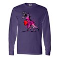thumbnail image 1 of Inktastic Valentine's Day Graffiti T-Rex with Heart Shaped Candy Box Long Sleeve T-Shirt, 1 of 5