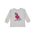 thumbnail image 1 of Inktastic Valentine's Day Graffiti T-rex with Heart Shaped Candy Box Boys or Girls Long Sleeve Toddler T-Shirt, 1 of 5