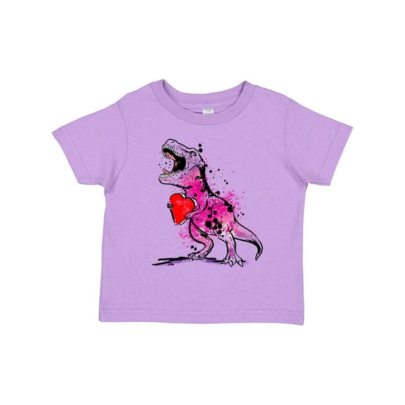 Inktastic Valentine's Day Graffiti T-rex with Heart Shaped Candy Box Boys or Girls Toddler T-Shirt