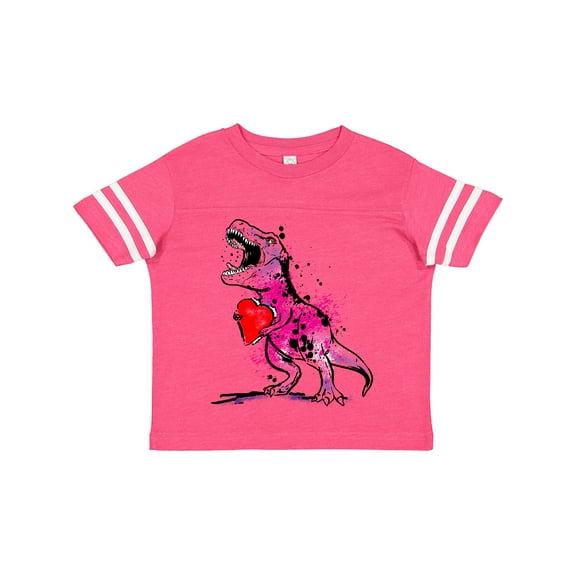 Inktastic Valentine's Day Graffiti T-rex with Heart Shaped Candy Box Boys or Girls Toddler T-Shirt